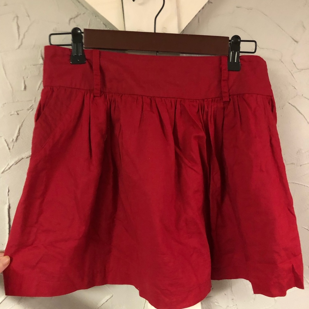 Forever 21 red mini skirt m medium